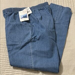 Cascade Blues Relaxed Fit Denim Pants. Size 16